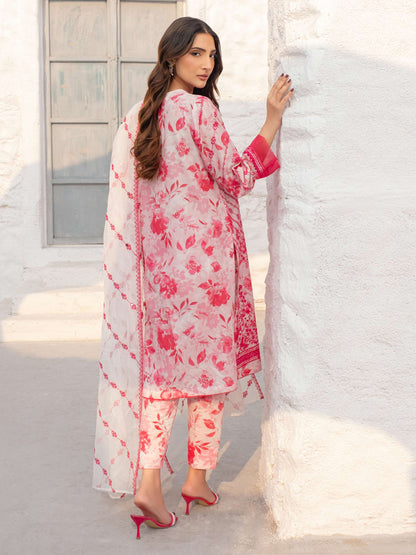 3 Piece Lawn Suit-Embroidered (Unstitched)