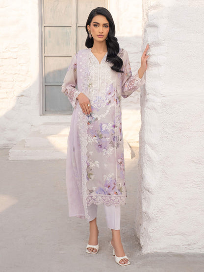 3 Piece Lawn Suit-Embroidered (Unstitched)
