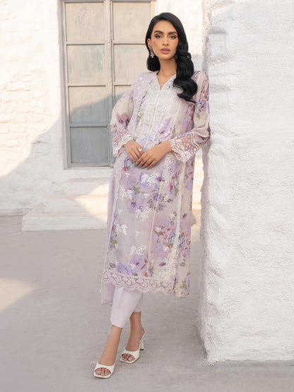 3 Piece Lawn Suit-Embroidered (Unstitched)