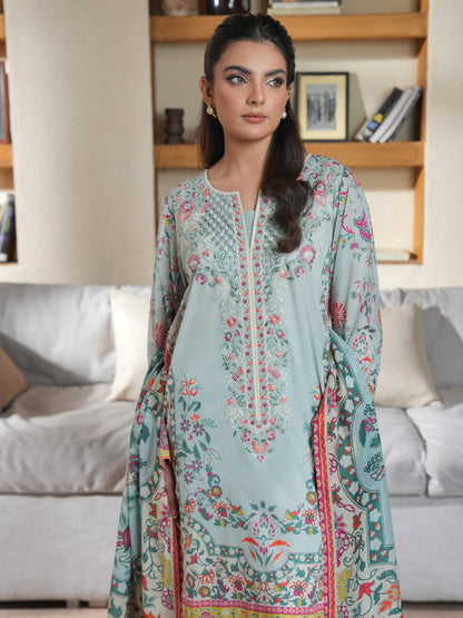 3 Piece Lawn Suit-Embroidered (Unstitched)