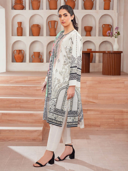 3 Piece Lawn Suit-Embroidered (Unstitched)