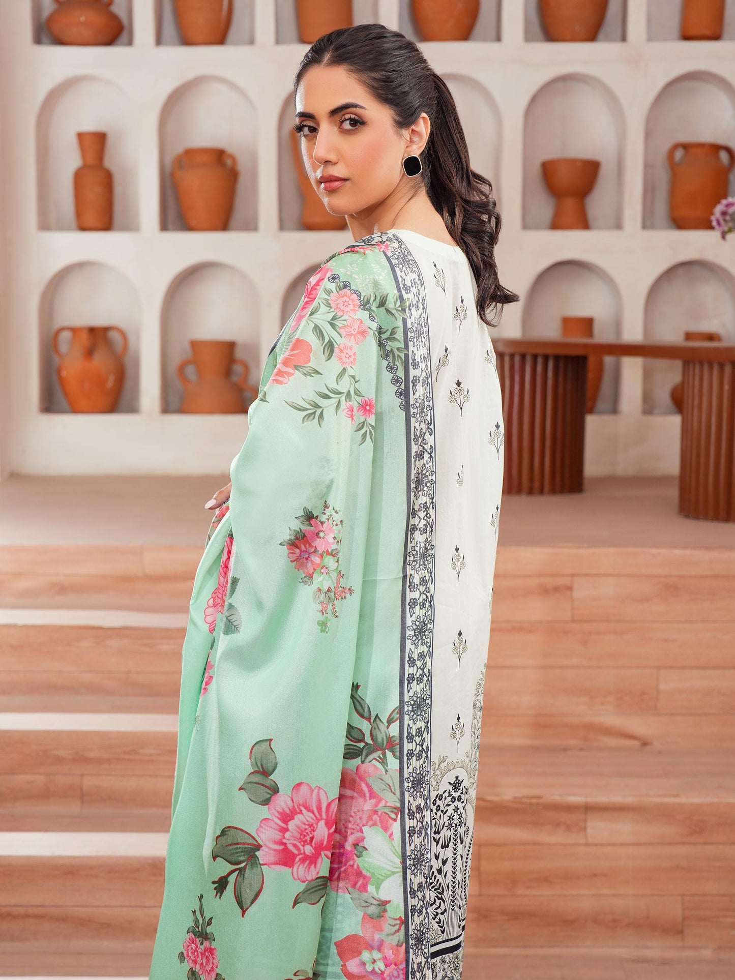 3 Piece Lawn Suit-Embroidered (Unstitched)