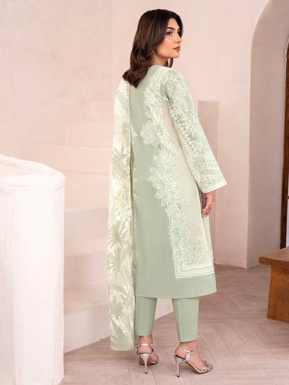 3 Piece Lawn Suit-Embroidered (Unstitched)
