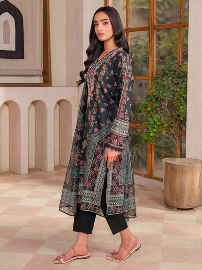 3 Piece Lawn Suit-Embroidered (Unstitched)