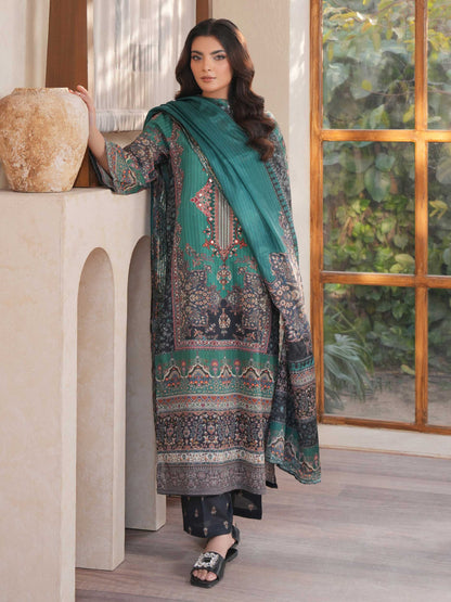 3 Piece Lawn Suit-Embroidered (Unstitched)