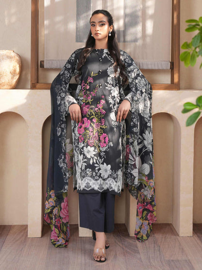 3 Piece Lawn Suit-Embroidered (Unstitched)