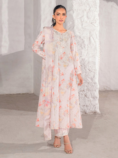 3 Piece Lawn Suit-Embroidered (Unstitched)