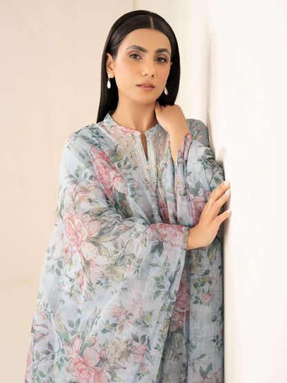 2 Piece Lawn Suit-Printed (Unstitched)
