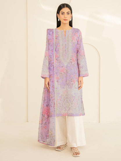 2 Piece Lawn Suit-Printed (Unstitched)