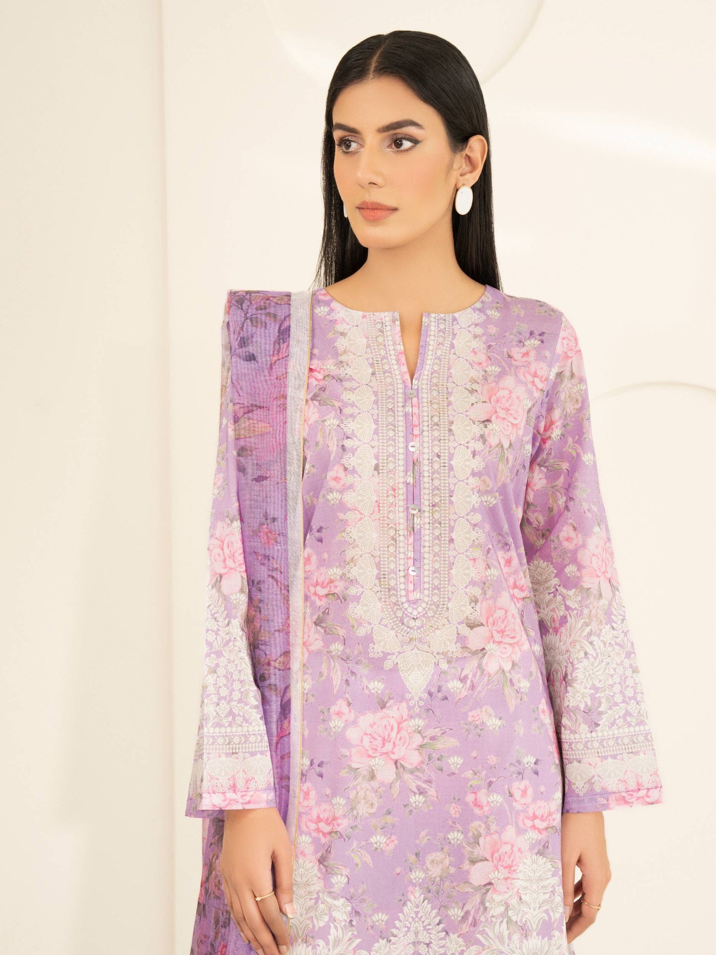 2 Piece Lawn Suit-Printed (Unstitched)