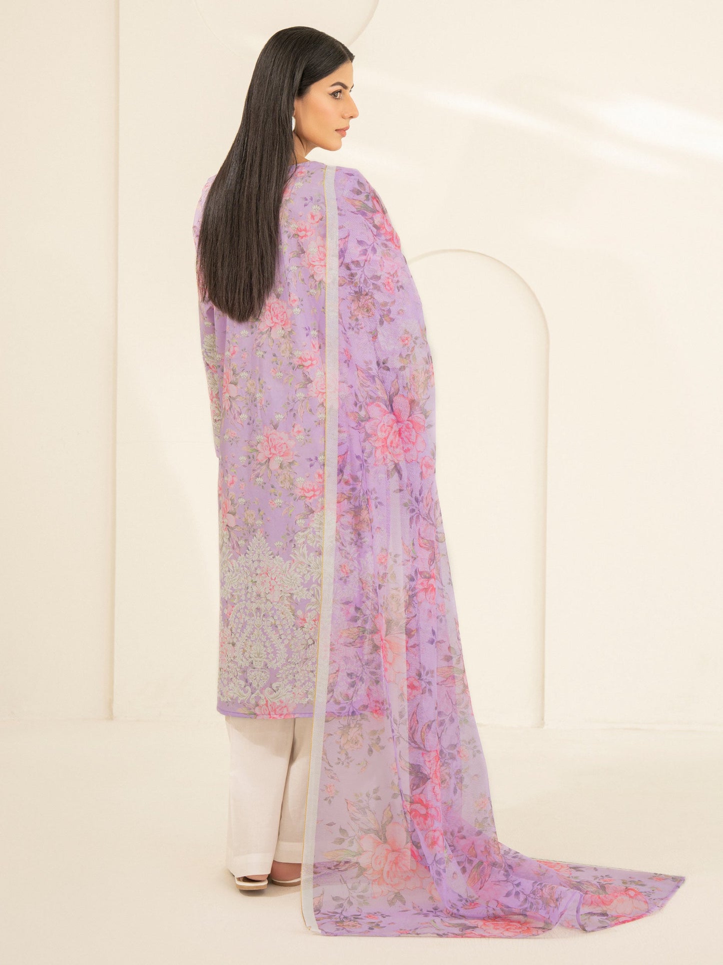 2 Piece Lawn Suit-Printed (Unstitched)