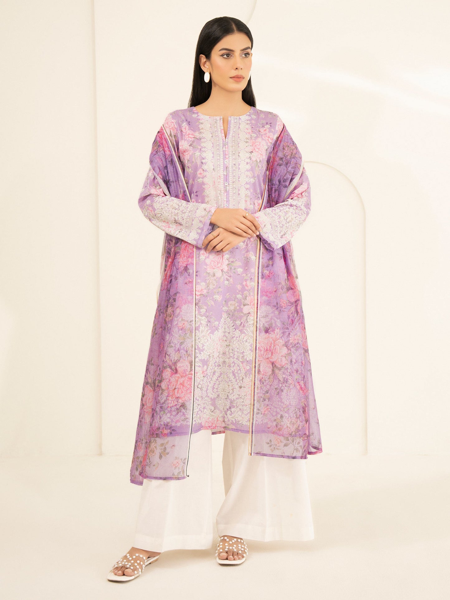 2 Piece Lawn Suit-Printed (Unstitched)