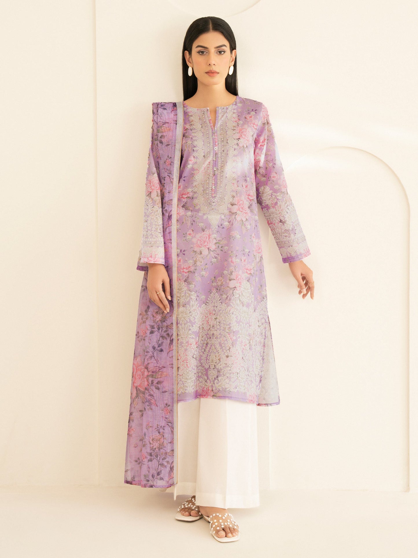 2 Piece Lawn Suit-Printed (Unstitched)