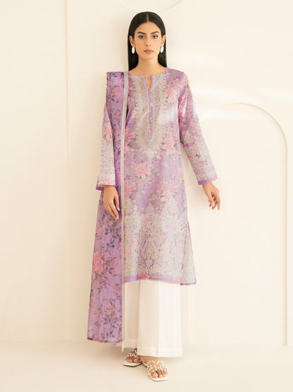 2 Piece Lawn Suit-Printed (Unstitched)