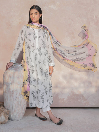 2 Piece Lawn Suit-Printed (Unstitched)