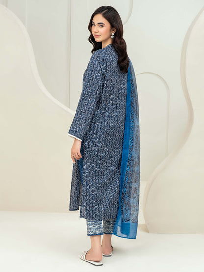 3 Piece Lawn Suit-Printed (Unstitched)