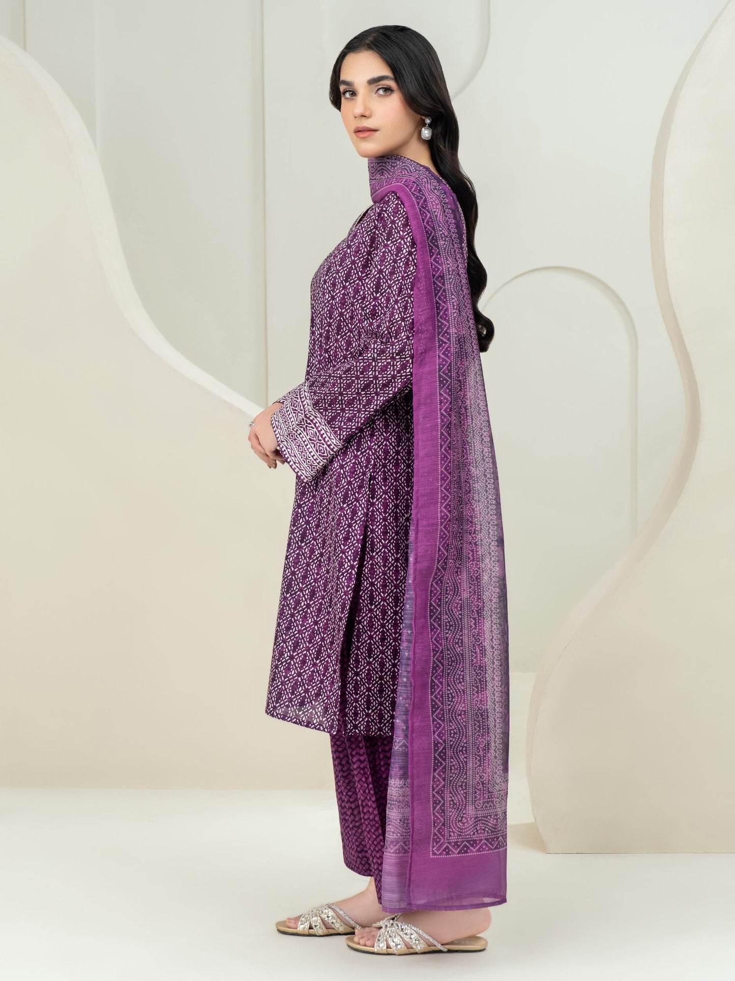 3 Piece Lawn Suit-Printed (Unstitched)