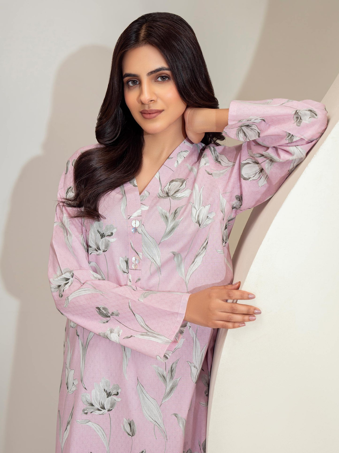2 Piece Lawn Suit-Printed (Unstitched)