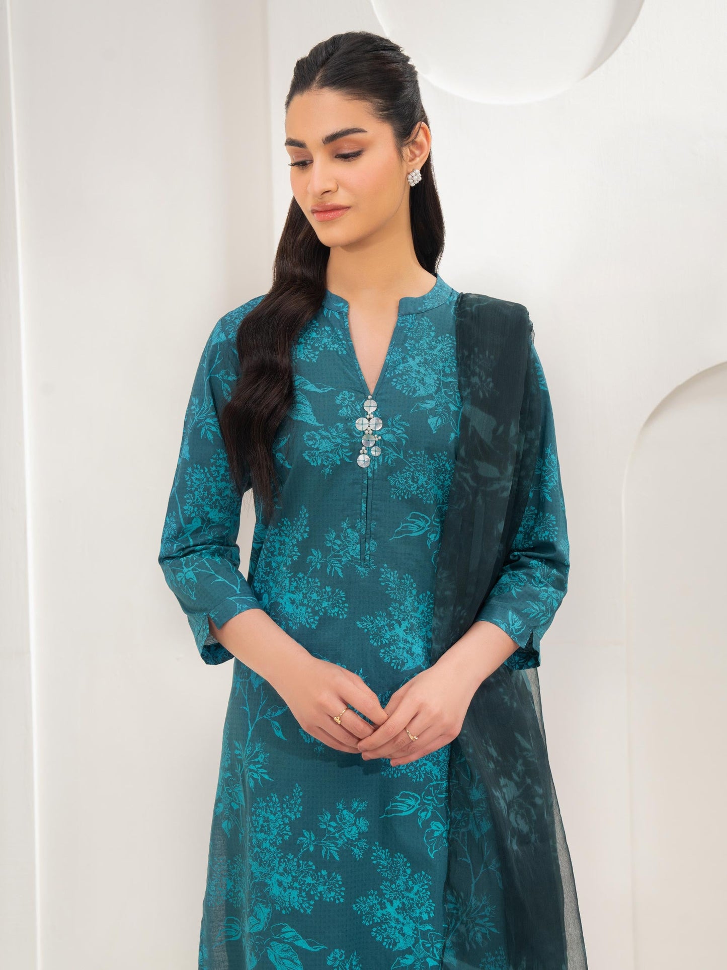 3 Piece Lawn Suit-Printed (Unstitched)