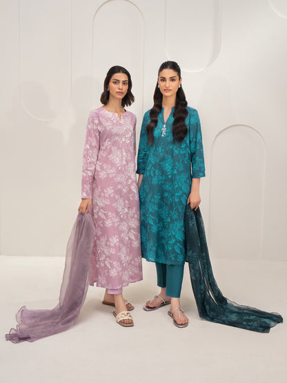 3 Piece Lawn Suit-Printed (Unstitched)