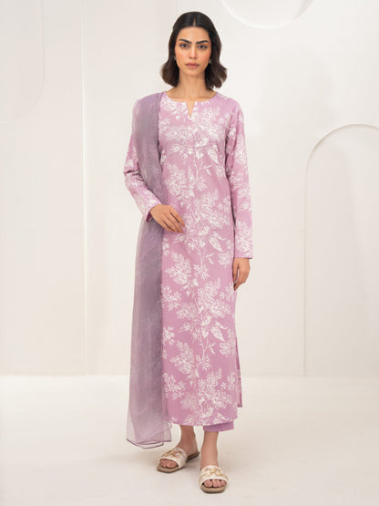 3 Piece Lawn Suit-Printed (Unstitched)