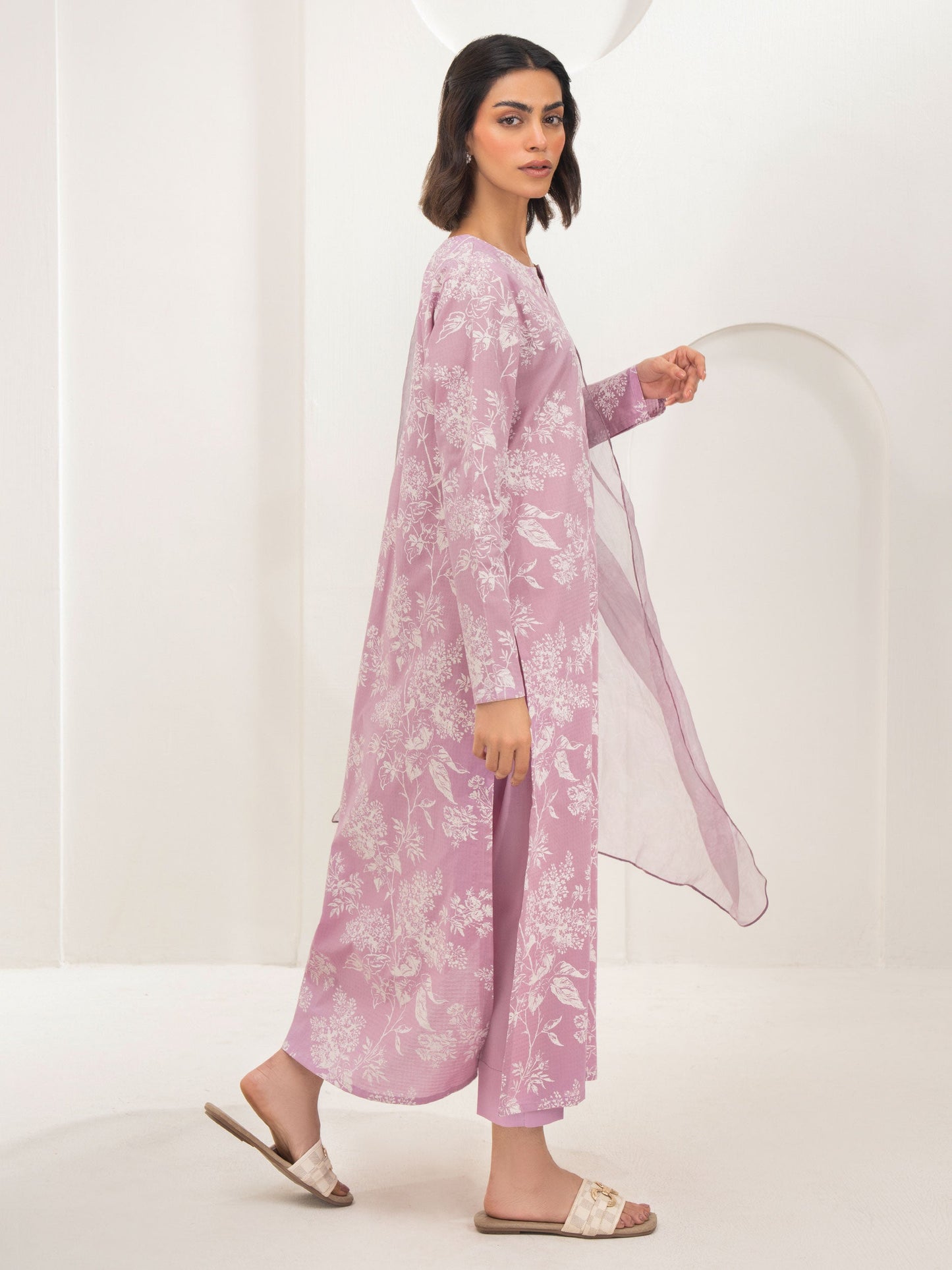3 Piece Lawn Suit-Printed (Unstitched)