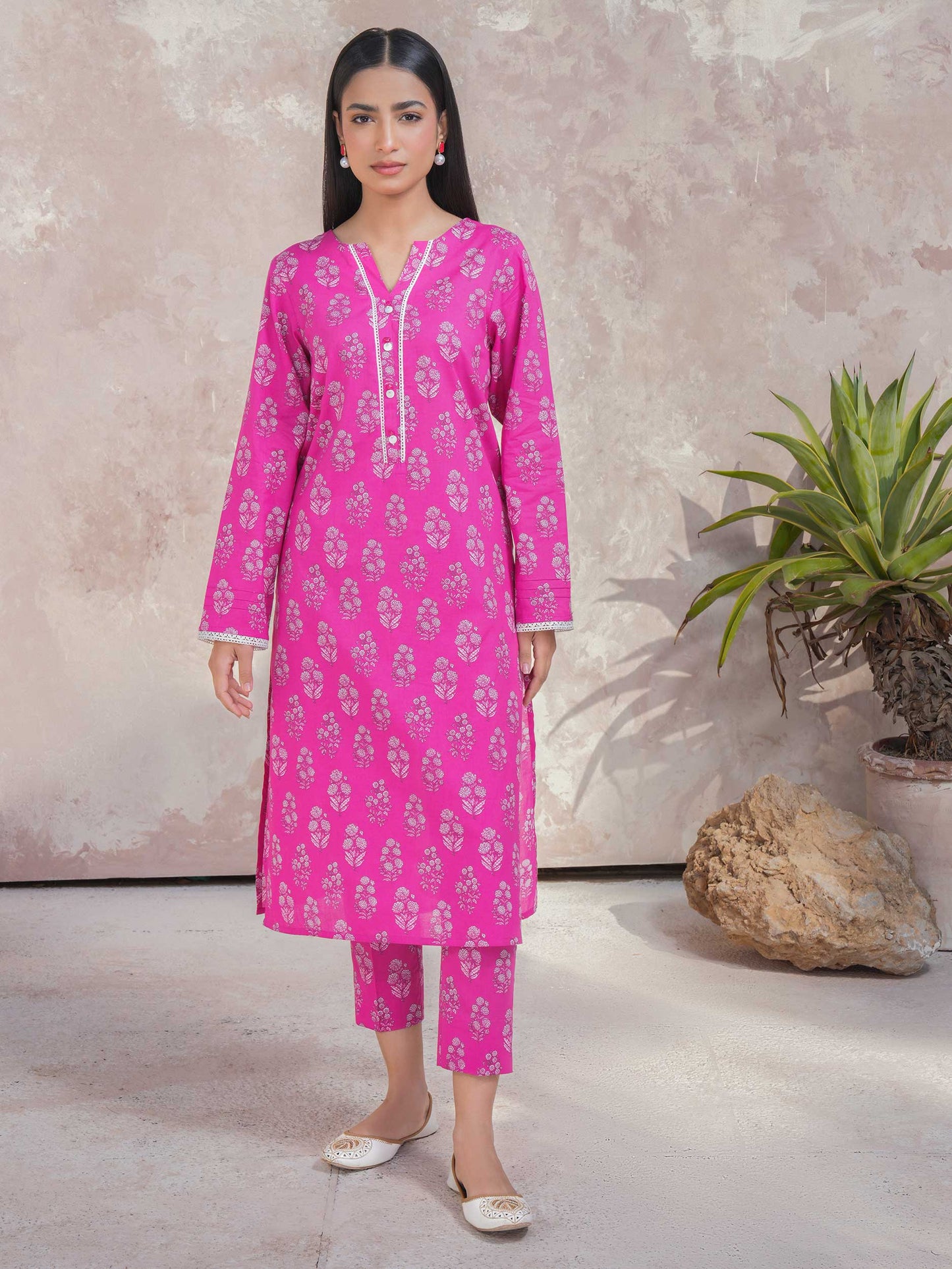 Lawn Shirt-Paste Print (Unstitched)