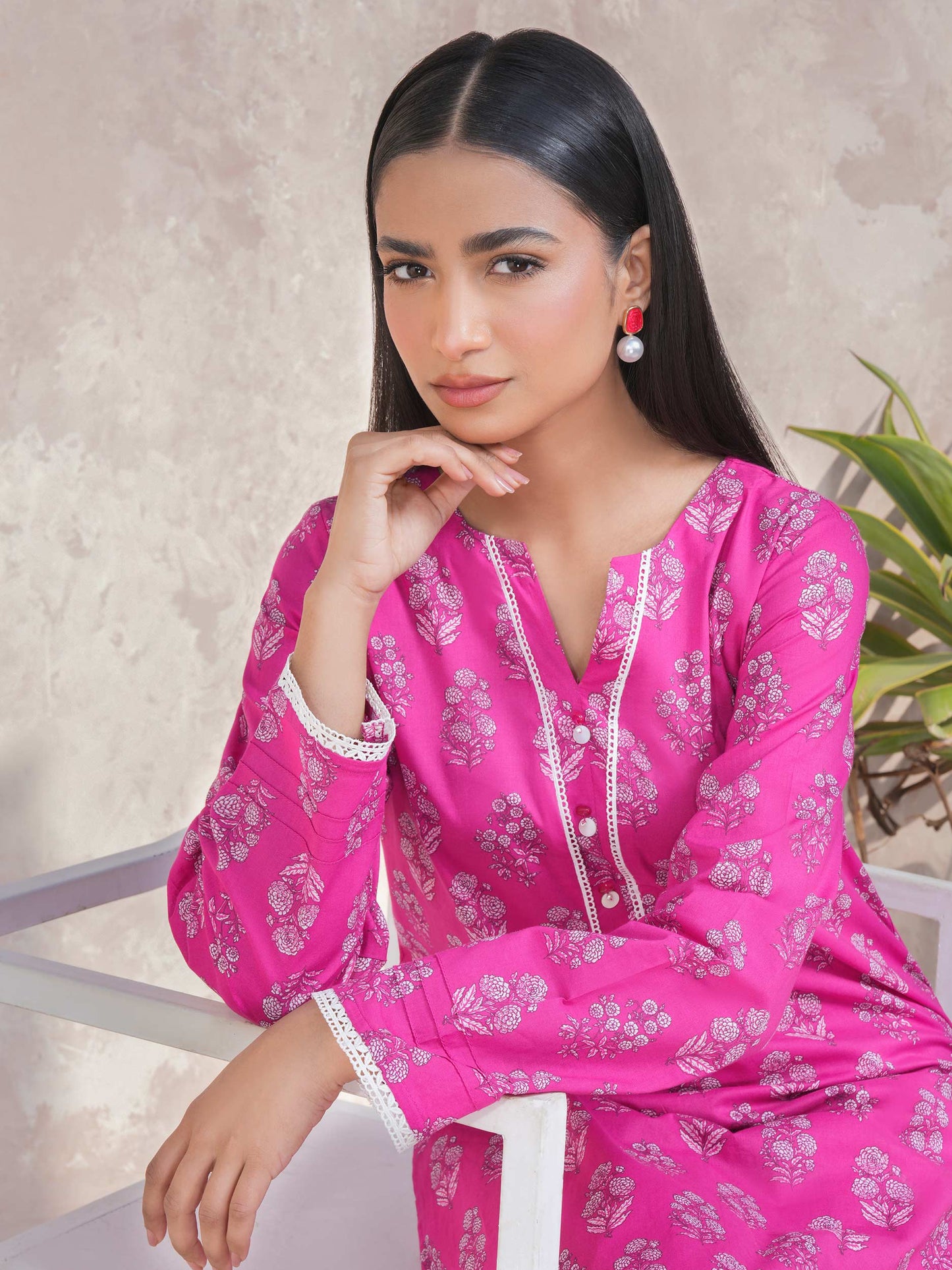 Lawn Shirt-Paste Print (Unstitched)