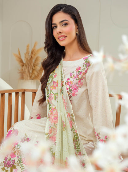 2 Piece Lawn Suit-Printed (Unstitched)