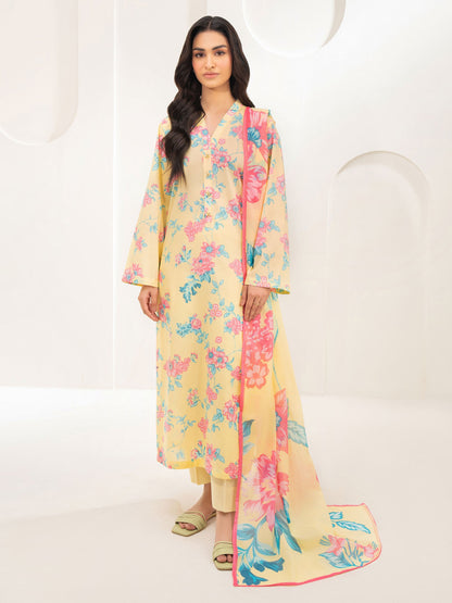 2 Piece Lawn Suit-Printed (Unstitched)