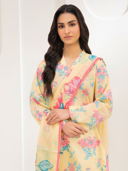 2 Piece Lawn Suit-Printed (Unstitched)