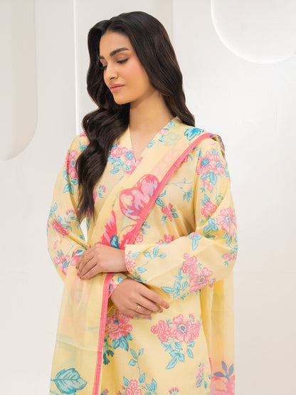 2 Piece Lawn Suit-Printed (Unstitched)