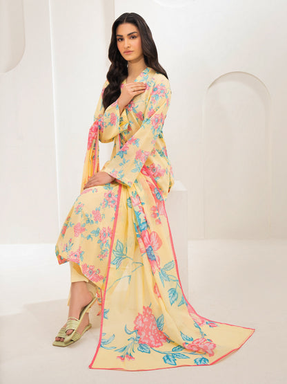 2 Piece Lawn Suit-Printed (Unstitched)
