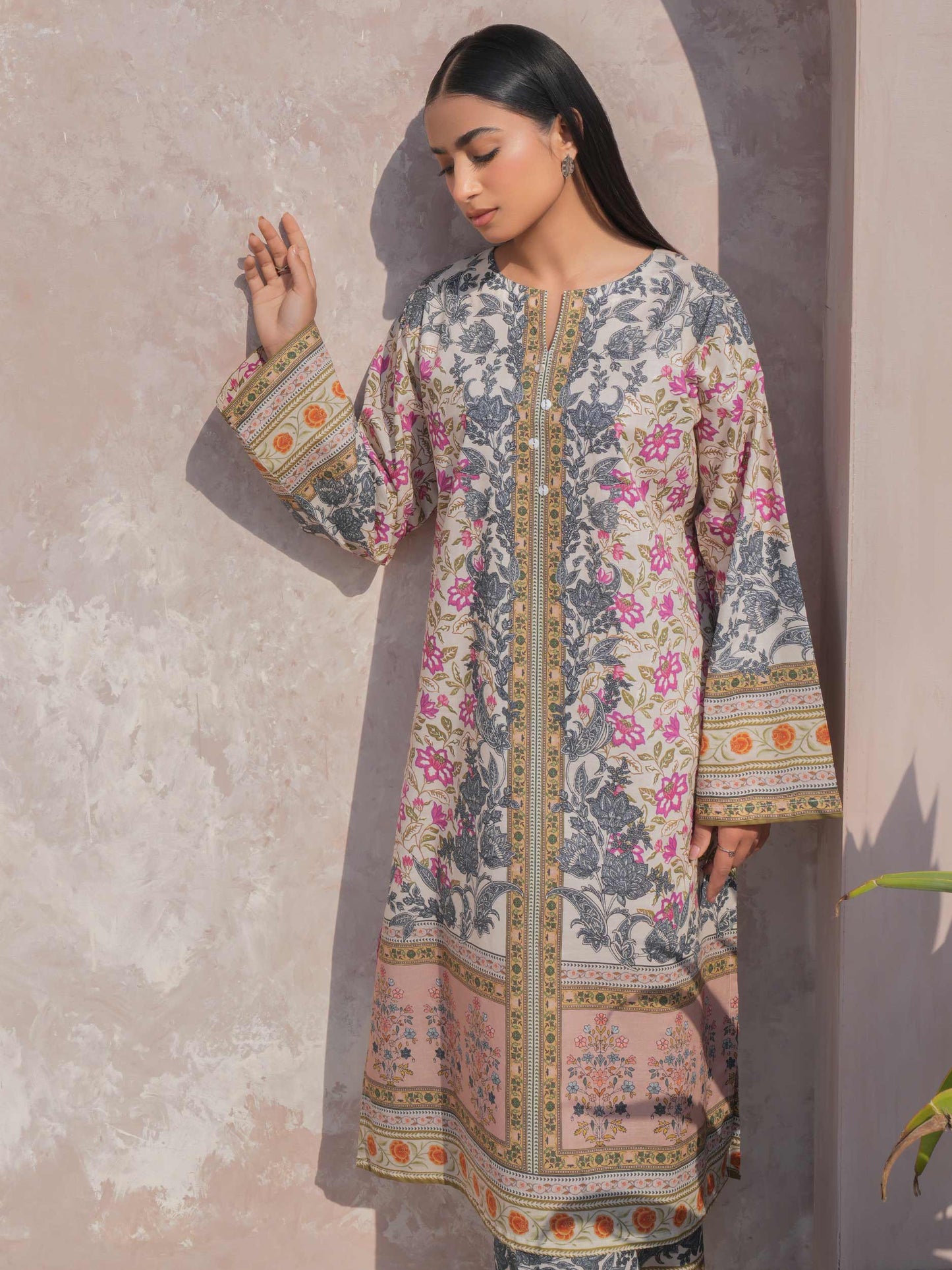 2 Piece Lawn Suit-Printed (Unstitched)
