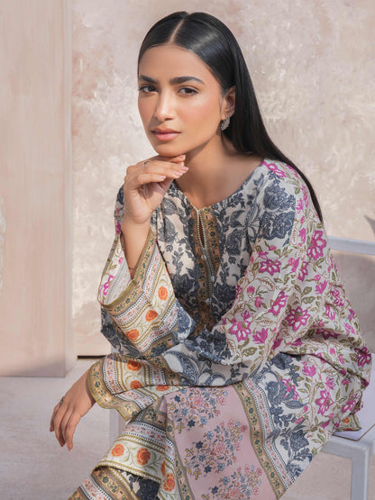 2 Piece Lawn Suit-Printed (Unstitched)