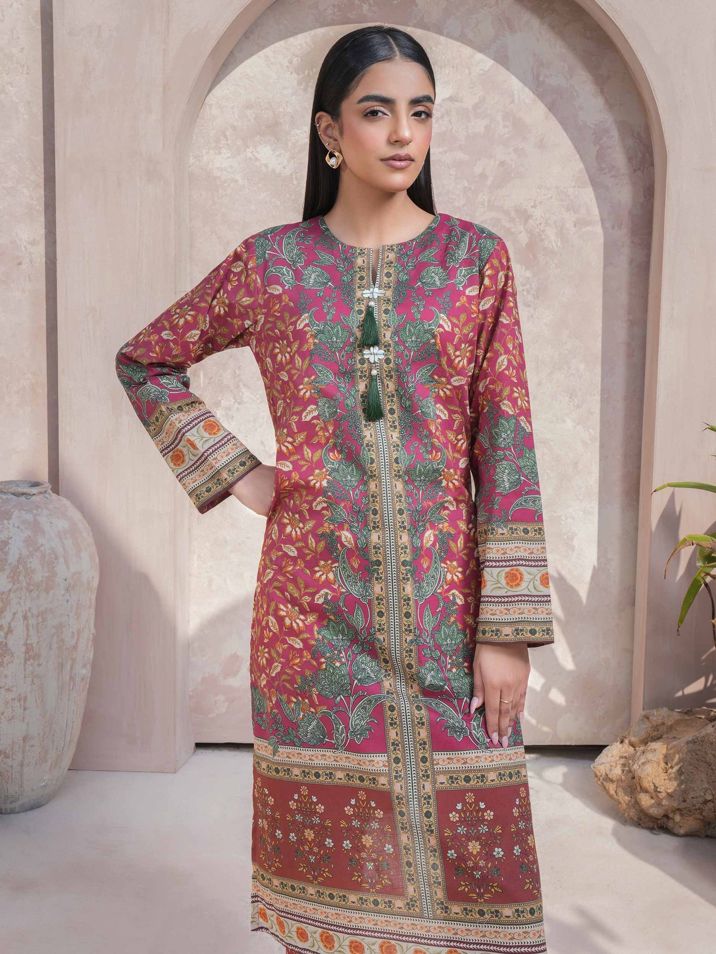 2 Piece Lawn Suit-Printed (Unstitched)