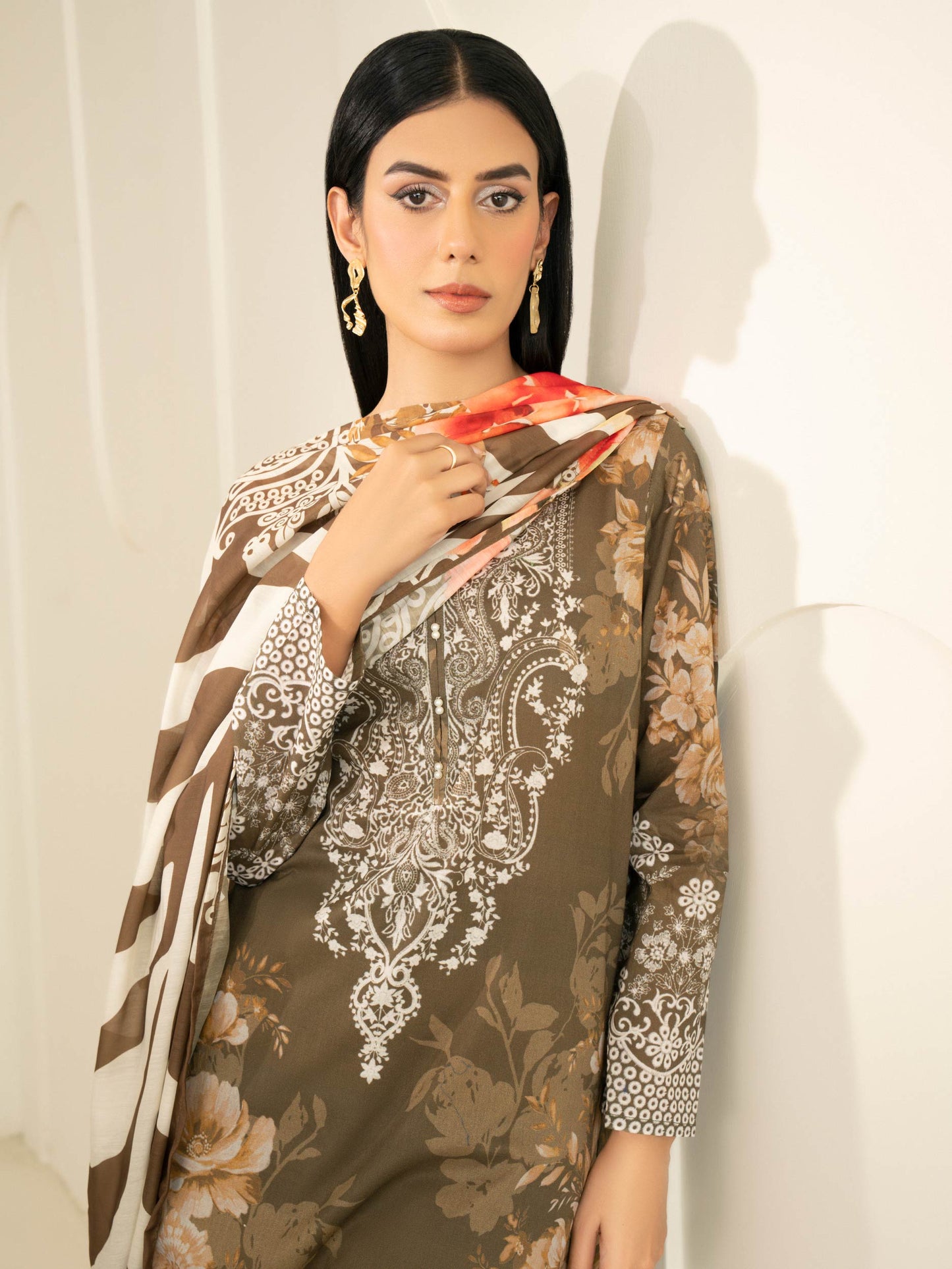 3 Piece Lawn Suit-Printed (Unstitched)