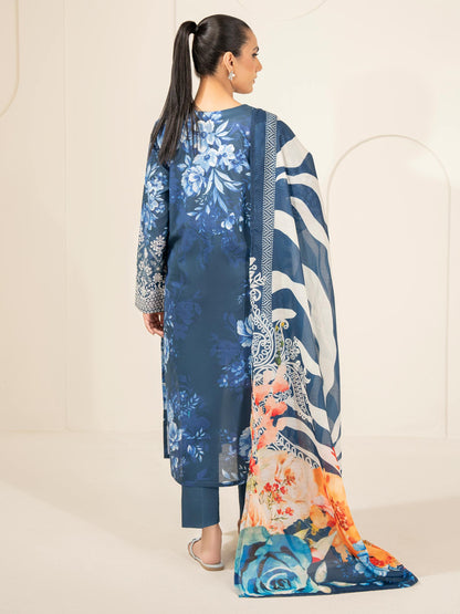 3 Piece Lawn Suit-Printed (Unstitched)