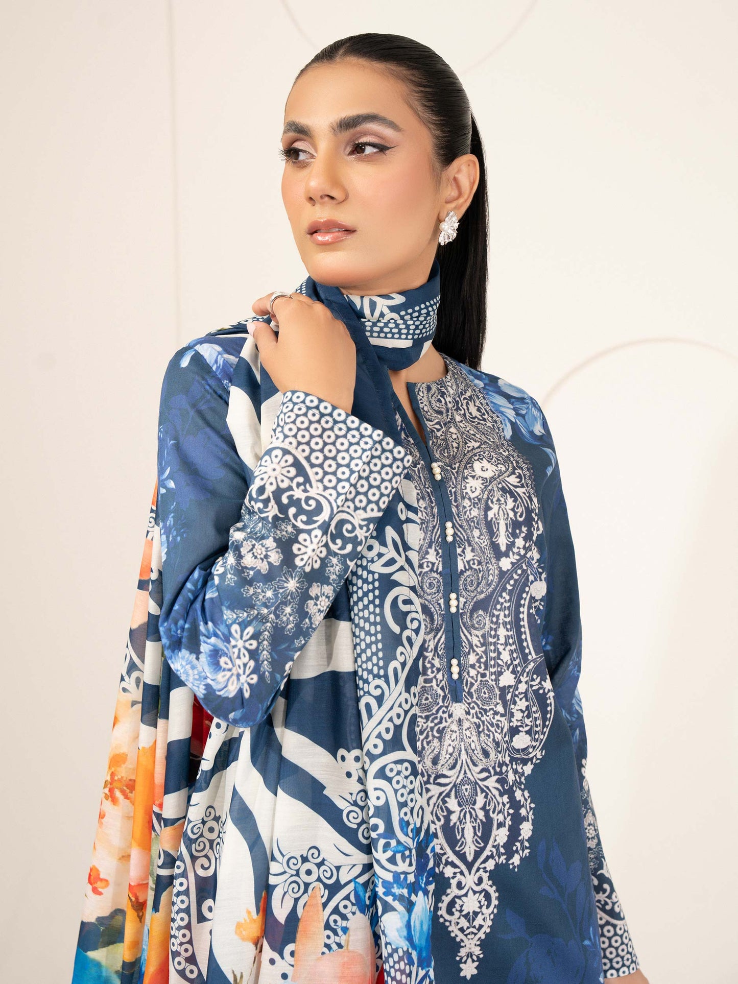 3 Piece Lawn Suit-Printed (Unstitched)