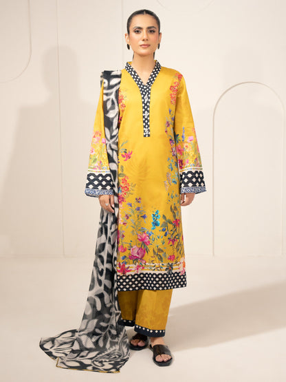 3 Piece Lawn Suit-Printed (Unstitched)