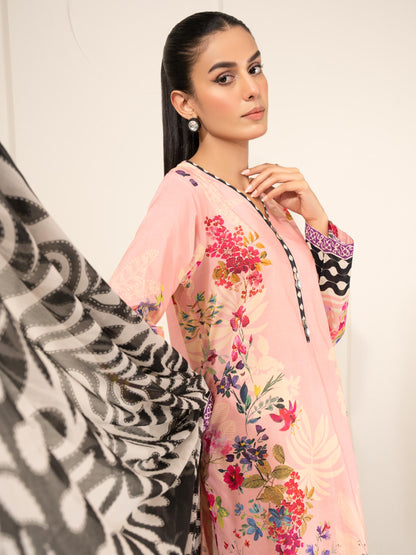 3 Piece Lawn Suit-Printed (Unstitched)