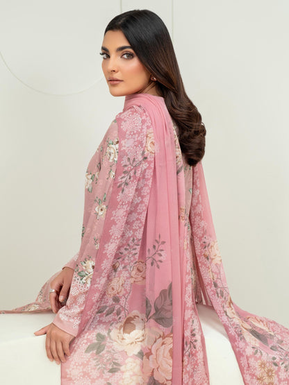 3 Piece Lawn Suit-Paste Print (Unstitched)