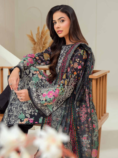 3 Piece Lawn Suit-Printed (Unstitched)