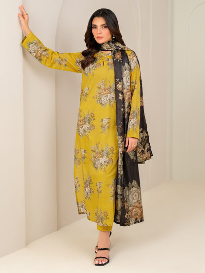 3 Piece Lawn Suit-Printed (Unstitched)