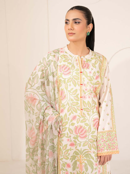 3 Piece Lawn Suit-Printed (Unstitched)