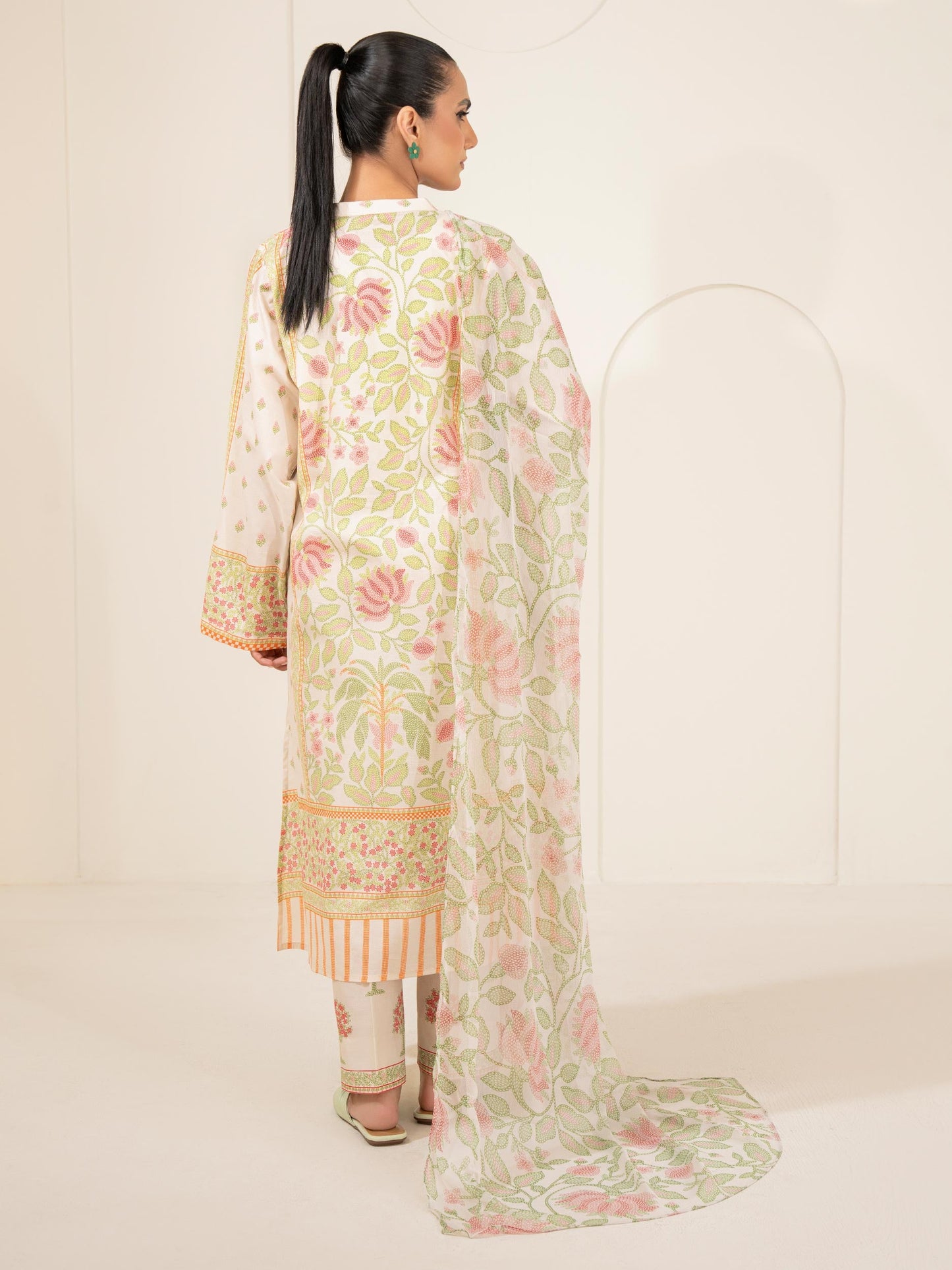 3 Piece Lawn Suit-Printed (Unstitched)