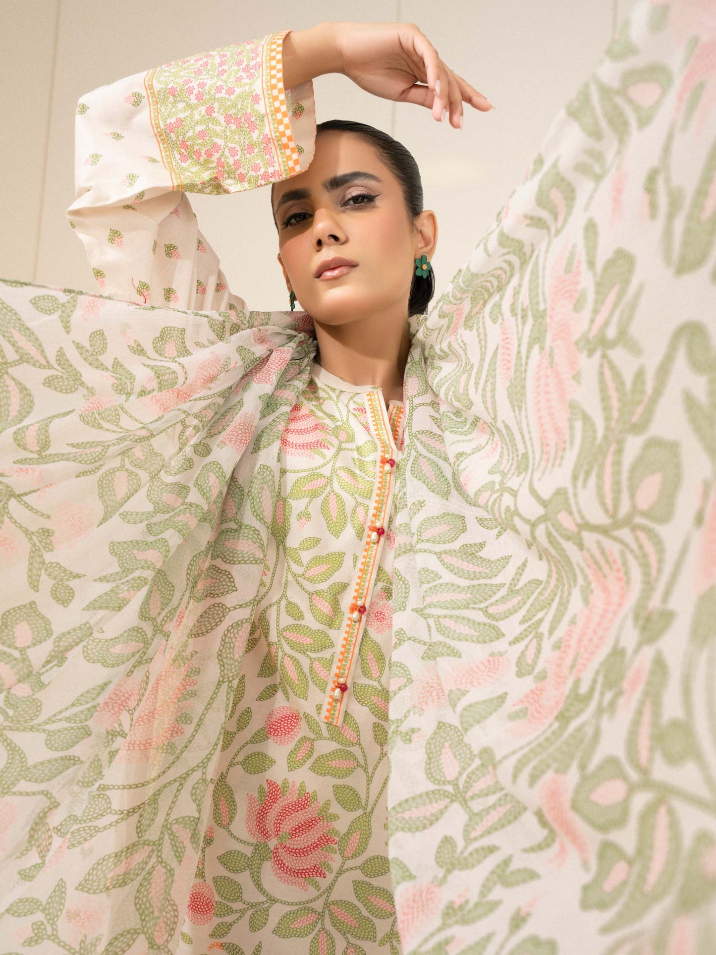 3 Piece Lawn Suit-Printed (Unstitched)
