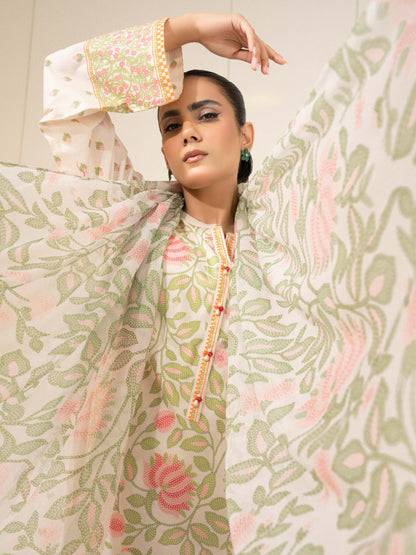 3 Piece Lawn Suit-Printed (Unstitched)