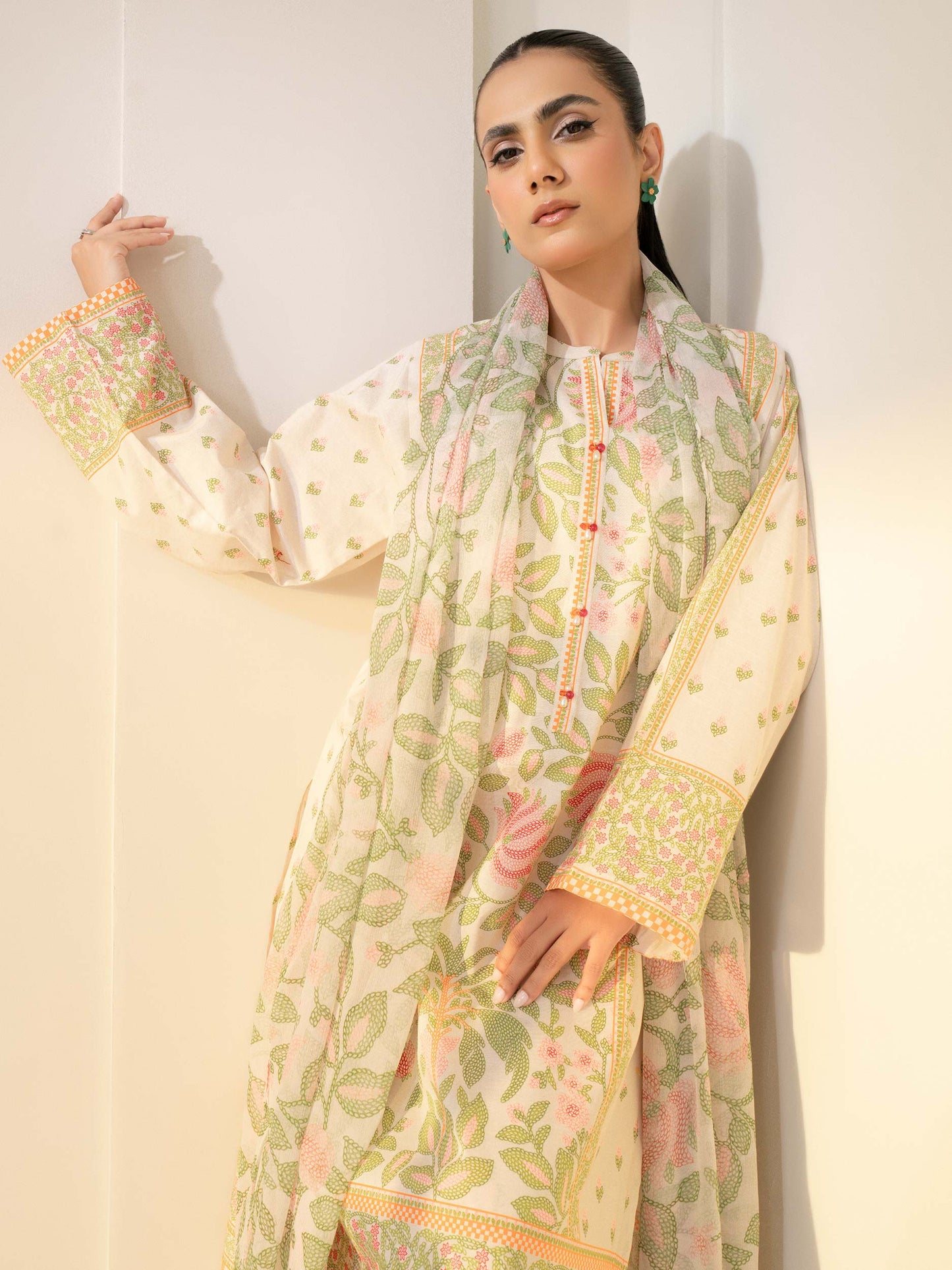 3 Piece Lawn Suit-Printed (Unstitched)