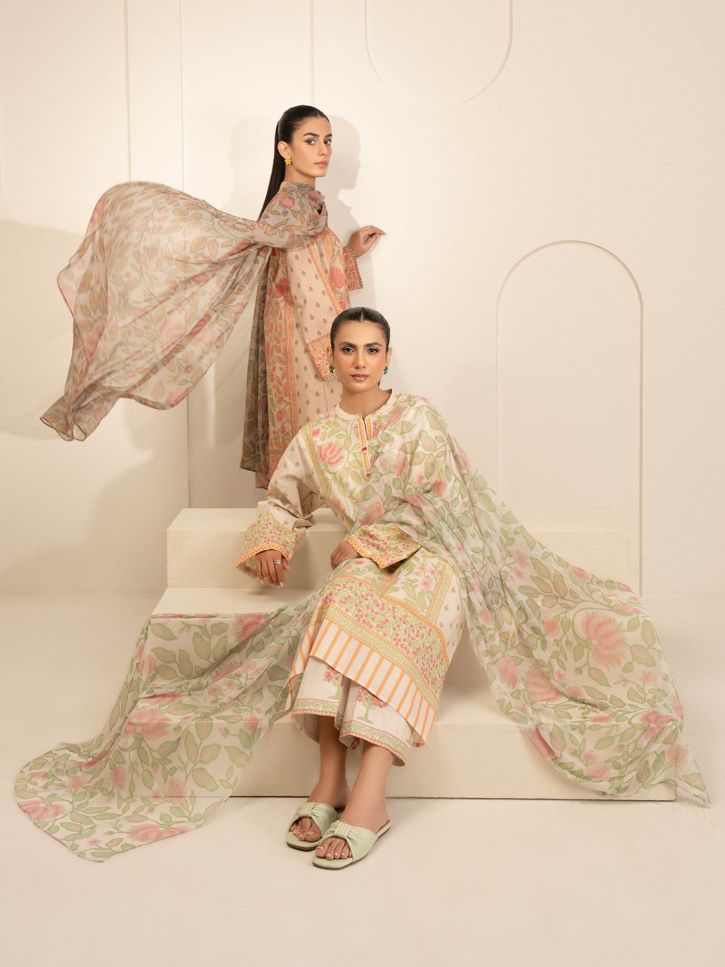 3 Piece Lawn Suit-Printed (Unstitched)